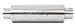 MBRP universal quiet tone muffler with 5-inch inlet and outlet, 8-inch diameter body, 31-inch overall length, black finish.