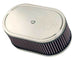 K&N Engineering custom racing air filter assembly, 9x5.5 inch oval shape with 3.25 inch height vent, direct fit for vehicles.