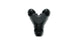 Vibrant aluminum -8AN Y-adapter fitting with three -8AN ports, designed for high-performance automotive or fluid systems.