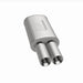 MagnaFlow muffler with tip, stainless steel, 14x5x8 inches, 2.25/3 inch inlet and outlet, automotive exhaust component.