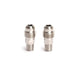 Turbosmart 1/16in NPT Male AN-3 flare fitting showing metal fitting with threaded end and polished surface.