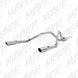 MBRP dual split rear catback exhaust system for Chevy/GMC Silverado/Sierra 1500 with 4.3L V6 or 5.3L V8 engine, T409 stainless steel.