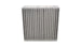 Vibrant vertical flow intercooler core with 12x12 inch dimensions and 3.5-inch thickness, featuring vibrant cooling fins.