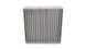 Vibrant vertical flow intercooler core with 12x12 inch dimensions and 3.5-inch thickness, featuring vibrant cooling fins.