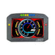 AEM CD-7G Carbon Flush Digital Dash Display gauge with internal 20Hz GPS and antenna, showing a sleek black carbon finish.