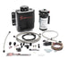 Snow Performance Stage 1 Boost Cooler TD water meth kit with red high-temp tubing and quick fittings for enhanced engine cooling.
