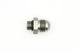 DeatschWerks 6AN ORB Male to 8AN Male Flare Fitting with O-ring, durable metal automotive fitting for high-performance fluid connections.