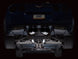 AWE Tuning C6 Chevrolet Corvette Z06/ZR1 Touring Edition axle-back exhaust with diamond black tips, shown installed on the vehicle.