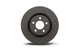 Hawk Performance Talon brake rotors with slot and drilled design for enhanced braking performance and heat dissipation.