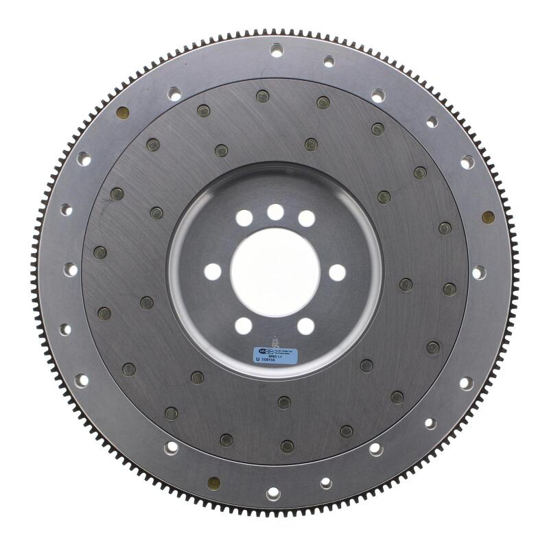 McLeod Racing aluminum flywheel for Chevy LS engines 1997 and up, 12-inch steel insert, 168-tooth design, automotive performance part.