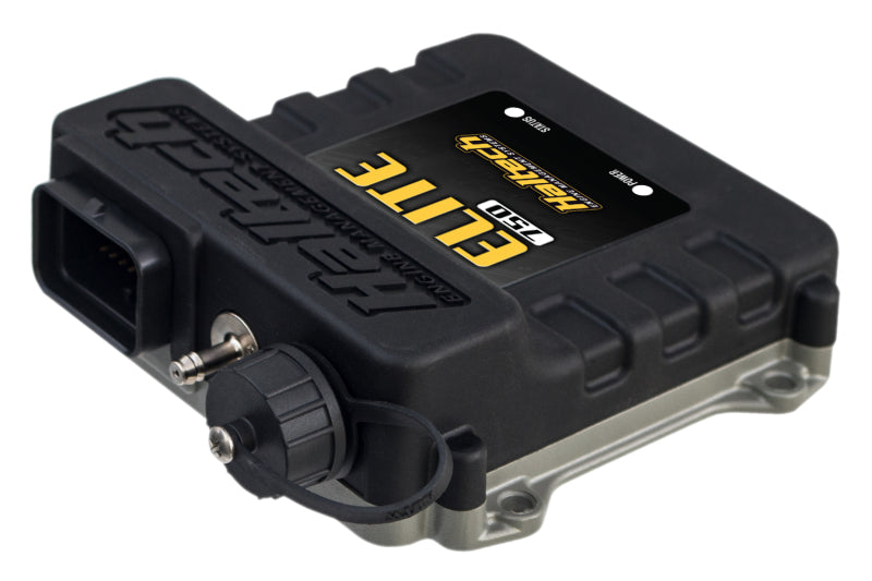 Haltech Elite 750 Basic universal wire-in harness ECU kit for programmers and tuners, showing detailed wiring components.