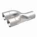 MagnaFlow Smooth Trans Y pipe, 2.50-inch stainless steel, 90-degree Y pipe for exhaust systems, shown in the image.
