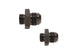 Aeromotive AN-8 to AN-10 flare union fitting for automotive fuel and oil lines, made of durable metal for secure connections.