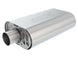 Borla CrateMuffler BBC ATAK 2.5-inch oval muffler with offset/center inlet, 14x4.35x9 inches for 396/402/427 engines