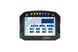AEM CD-5LG carbon digital dash display gauge with internal 10Hz GPS and antenna, showing detailed digital readout and sleek design.