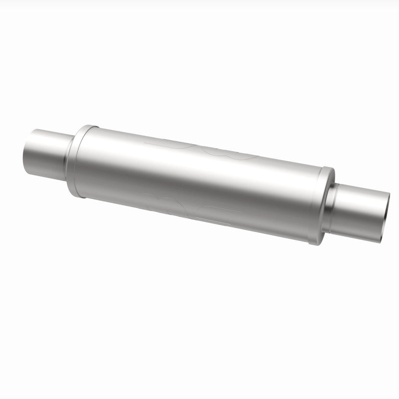 Magnaflow MagnaFlow muffler Mag SS 14x4x4 with 2.5x2.5 inch inlet and outlet, stainless steel automotive exhaust component
