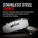 PowerStop rear Z26 performance brake pads for 2020 Chevrolet Corvette C8 Z51 with hardware, designed for street and high-performance braking.