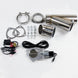 Granatelli 4.0-inch stainless steel electronic exhaust cutout showing polished metal construction and control mechanism