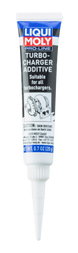 LIQUI MOLY Pro-Line Turbocharger Additive bottle showing label and packaging for engine performance enhancement.