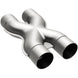 MagnaFlow Smooth Trans X 3/3 X 14 SS stainless steel X pipe for automotive exhaust systems, shown in the image.