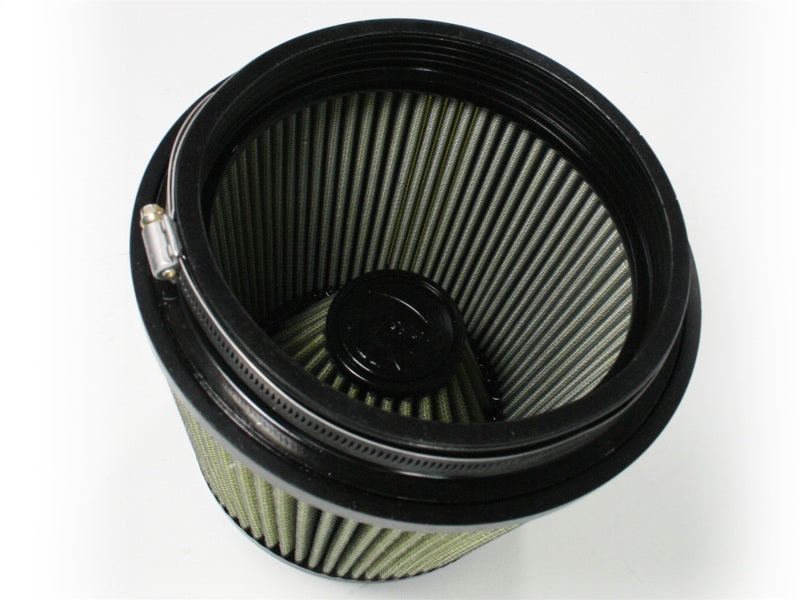 aFe MagnumFLOW air filter IAF PG7 for drop-in replacement, showing the pleated filter media and frame in the image.