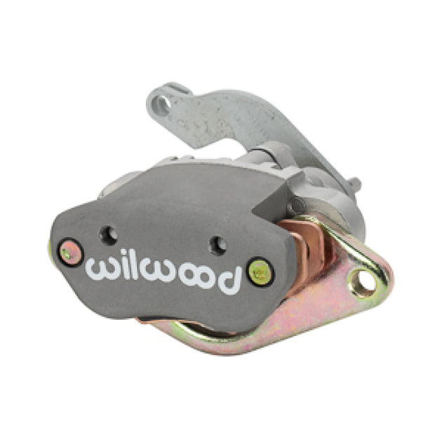 Wilwood LH MC4 mechanical parking brake caliper with 4.75-inch bracket and 0.39-inch disc, Ty3 hard ano finish, performance brake component
