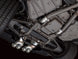 AWE Tuning 05-07 C6 Chevrolet Corvette 6.0L Touring Edition axle-back exhaust with chrome silver tips, mounted on the vehicle.