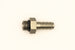 DeatschWerks 6AN ORB male to 3/8-inch male triple barb fitting with O-ring for fuel or oil line connections.