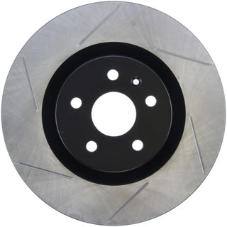 StopTech Power Slot front right slotted rotor for 2009 Pontiac G8 GXP and 2010 Chevrolet Camaro SS 8-cylinder brake system.