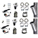 Granatelli 3.0-inch aluminum mild steel dual slip-fit exhaust cutout with band clamps for easy installation and adjustable exhaust flow.