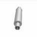 MagnaFlow Mag SS muffler with 14x4x4 inch dimensions and dual 2.25-inch inlet and outlet, stainless steel construction, visible in the image.