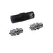 Snow Performance high flow 7 PSI crack pressure check valve with quick-connect fittings for 1/4 inch tubing.