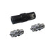 Snow Performance high flow 7 PSI crack pressure check valve with quick-connect fittings for 1/4 inch tubing.