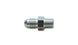 Steel Vibrant -4AN to 1/8 inch NPT straight adapter fitting with a vibrant finish, designed for fluid connections.