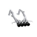 MBRP axle-back muffler bypass with quad black tips for 2014-2019 Chevrolet Corvette 6.2L, showing the black exhaust tips and piping.