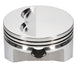 JE Pistons forged piston set for Chevrolet Small Block engine, featuring 4.030-inch bore and 1.425-inch compression height.