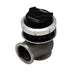 Turbosmart GenV CompGate40 black external wastegate with 7psi boost pressure setting, made for turbocharged engines.