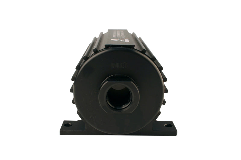 Aeromotive Marine 1000HP fuel pump with metal body and hoses, designed for high-performance marine fuel systems.
