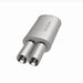 MagnaFlow muffler with tip, stainless steel, 14x5x8 inches, 2.25/3 inlet outlet, automotive exhaust component