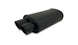 Vibrant StreetPower flat black oval muffler with dual 3-inch outlets and 2.5-inch inlet I.D. for improved exhaust sound and style