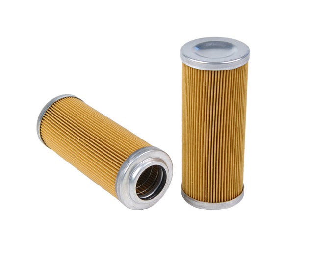 Aeromotive Pro-Series 10 Micron Fabric Fuel Filter Element for 12310 filter assembly showing the replacement filter component.