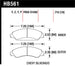 Hawk Performance brake pads for Chevrolet Avalanche, Silverado, Suburban, Tahoe, GMC Sierra, Yukon, front street performance braking system