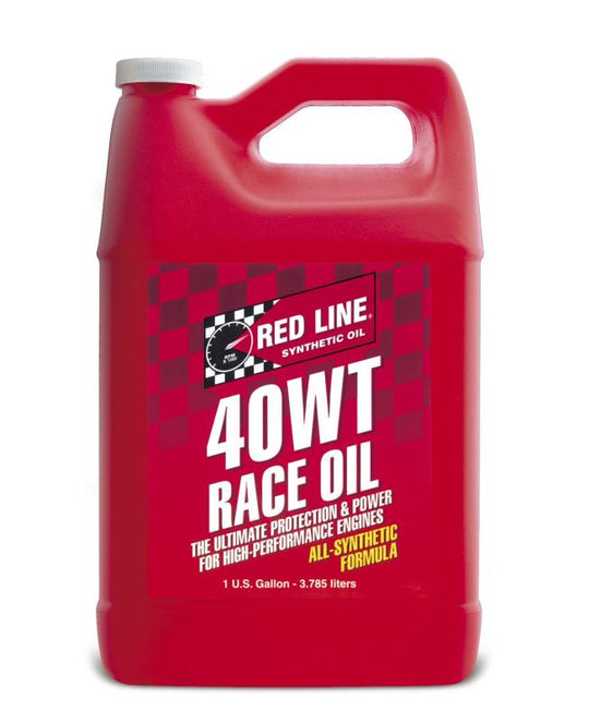 Red Line Red Line 40WT Race Oil gallon container for high-performance motor oil applications