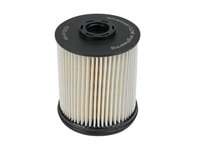 aFe ProGuard D2 fuel filter for GM diesel trucks 2017-2021 V8 6.6L L5P, showing the compact black filter unit.