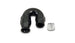 Vibrant -10AN 180-degree hose end fitting for PTFE lined hoses, showing a metal fitting with a 180-degree bend