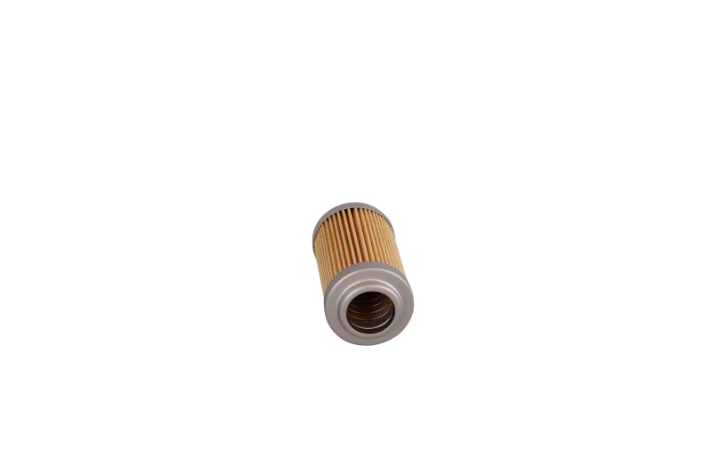 Aeromotive fuel filter replacement with 10 micron fabric element for 12301, 12306, and 12321 filter assemblies.