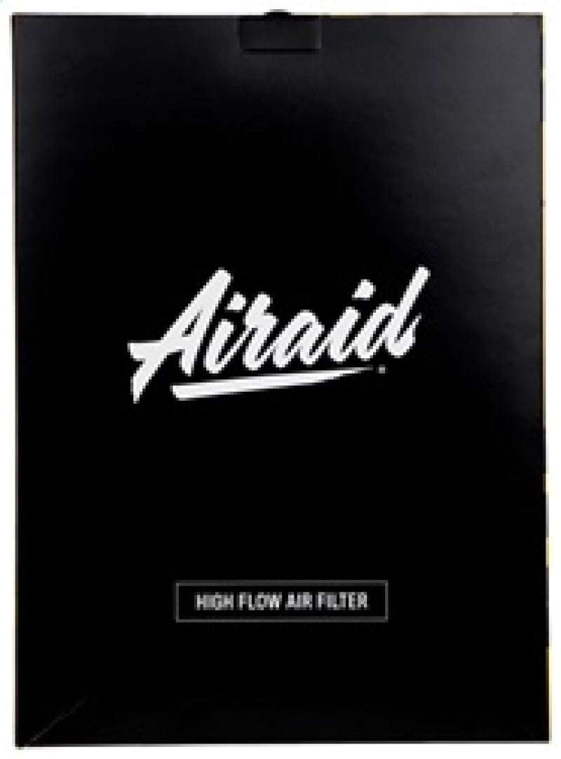 Airaid Chevy Silverado 1500 V8-5.3L direct replacement air filter, rectangular filter with pleated media for V8 truck engine.