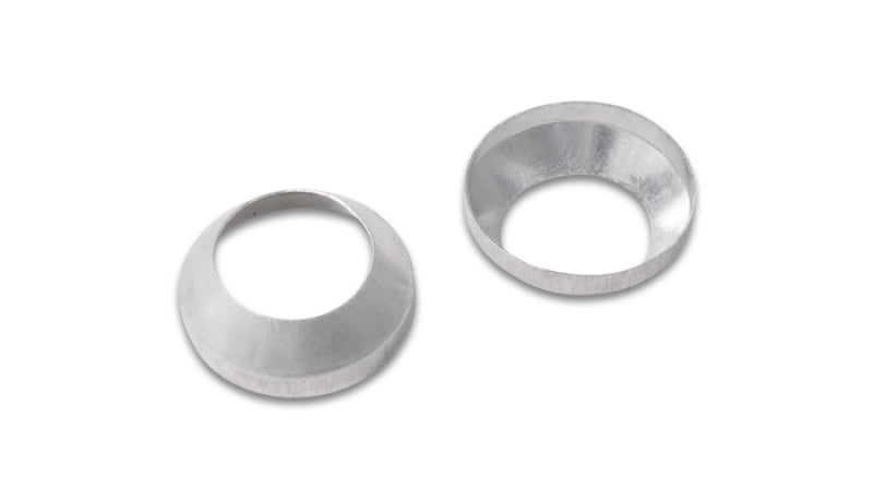 Vibrant 30 degree conical seals with 19.55mm ID, pack of 2, fitting components for plumbing or hydraulic systems.