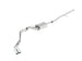 Borla S-Type cat-back exhaust system for 2014 Sierra 1500 extended cab with short bed and side exit exhaust, showcasing polished tips.