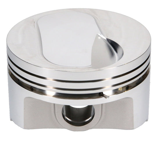 JE Pistons Chevrolet Big Block forged piston set with 4.530-inch bore, 1.645-inch compression height, 1.00 cc chambers for 8-cylinder engines